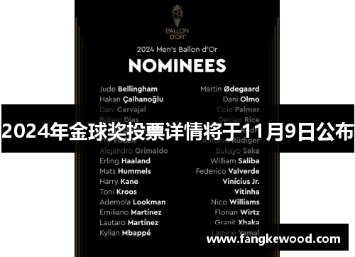 2024年金球奖投票详情将于11月9日公布